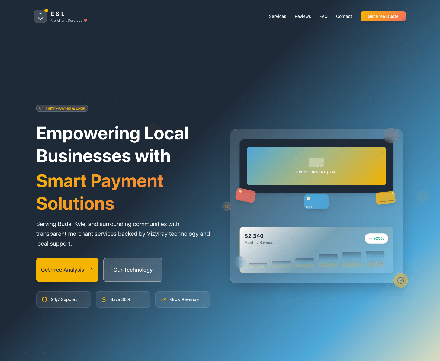 E & L Merchant Services project showcase